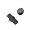 Novo Microfone de Lapela Sem Fio Tipo Adsorção Um para Dois Redondo para Transmissão ao Vivo Fotografia de Celular Microfone de Lapela Magnético