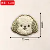Toalla Suave de Cachorro Lindo Tela Bordada Pegatina Corazón Estrella Dibujos Animados Pegatina Bordada para Ropa Zapatos Bolsos Parche Decorativo DIY