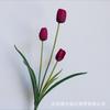 Simulación de comercio exterior, tulipán, adornos para el hogar, decoración de mesa, flores, accesorios de fotografía de boda, flores falsas al por mayor, estrictamente seleccionadas