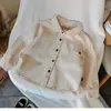 Camisa de Algodón Puro para Niños Estilo Japonés Nuevo 2026 Tallas Mediana y Pequeña para Niños Holgada de Algodón para Todo el Verano Manga Larga Ligera Chaqueta Moderna de Moda