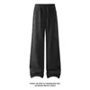Pantalones Casuales de Sarga para Hombre 2026 Primavera Nuevo Retro Americano Moderno Versátil Corte Holgado Talla Grande Cintura Elástica Pantalones Rectos
