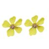 Aretes de botón de pétalos de margarita estilo coreano, personalidad dulce, corazón de chica, moda, temperamento, estilo Mori, simples, estilo frío, aretes de flor