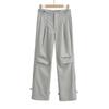 Pantalones Culotte Casual de Calle de Personalidad de Nicho Europeo y Americano para Mujer de Cintura Alta Sueltos Adelgazantes Ligeros para Piernas Overol de Dos Piezas