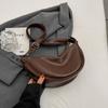 Bolsa Transversal Feminina 2026 Novo Modelo Primavera Cedo Grande Capacidade Design de Nicho High-End Vintage Bolsa de Ombro Dumpling