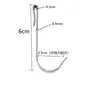 Nuevo Gancho de Tubo Cuadrado de Acero Inoxidable Gancho Tipo Hogareño Cocina Baño Gancho Pequeño Estante de Almacenamiento Hebilla de Acero Plano Ma Tai Bao