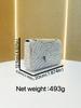 Bolsa Nova Feminina Transfronteiriça Moda High-end Nicho Diamante Completo Bolsa de Axila Brilhante de Mão Ombro Transversal Bolsa de Noite