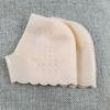 Capa de calcanhar de renda fina, capa protetora de silicone anti-rachaduras para mulheres SEBS, meias anti-rachaduras de verão