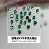 Pedras de Strass Imitação K9 12 Cores Nail Art Strass de Fundo Pontiagudo 33 Facetas Super Brilho 1,5-5mm Strass Redondos Coloridos Strass de Preenchimento Cristal