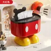 Caja de Pañuelos Popular Transfronteriza de Mickey, Portalápices, Regalo Decorativo, Almacenamiento de Control Remoto, Adorno Artesanal, Bandeja de Frutas