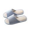 Chinelos de Linho Masculino Verão Algodão e Linho Tecido para Casa Interno Casa Antiderrapante Doméstico Quatro Estações Feminino Algodão e Linho Linho Linho Chinelos