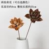 Buquê de Flores Secas Zen para Decoração de Casa Flor de Lótus de Algodão Inserida à Mão Adereços de Buda Decorações Criativas