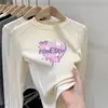 Ropa interior básica forrada de forro polar para niñas, top de otoño para niños, camiseta elegante de manga larga con estampado de dibujos animados para otoño e invierno