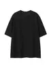 Camiseta de manga corta para hombre con patrón de diamantes huecos, estilo nicho de verano, manga de tres cuartos desgastada, talla grande, corte holgado, camiseta versátil de manga media