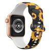 Para Apple Iwatch Pulseira de Silicone AppleSeries910ultra2 Fivela Borboleta Pulseira Estampada