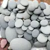 Piedras Pintadas Bricolaje Pintura de Guijarros Planas Piedras Creativas Decoración de Dibujos Animados Piedras Crudas Pintadas a Mano