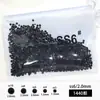 Rey Negro Abanico Diamante Fondo Plano Ss4 Diamantes Sueltos Granel Pedrería de Vidrio Arte de Uñas DIY Calcomanías de Uñas de Cristal Accesorios