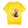 Demon Slayer Ghost Blade Shanyi verão T-shirt cross-border 2D impresso manga curta anime hoodie