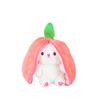 Transformado en Conejo Fresa Zanahoria Peluche Infantil Muñeco Regalo de Boda Regalo de Cumpleaños En Stock