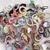 Pedido Mínimo de 50 Peças~ Scrunchies, Scrunchies Grandes, Elásticos de Cabelo, Flores de Cabelo, Acessórios de Cabelo Versáteis, Scrunchies Simples para Rabo de Cavalo, Acessórios de Cabelo de Tecido