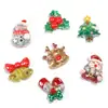 Papai Noel Transfronteiriço Homem de Gengibre Contas Desenho Animado Resina Contas Soltas Pulseira DIY Feita à Mão Caneta com Contas Acessórios de Joias