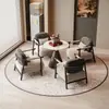 Nuevo Salón de Té Estilo Chino Área de Negociación y Descanso, Vestíbulo de Recepción de Oficina de Ventas, Recepción de Oficina, Juego de Sofás para Vestíbulo de Hotel