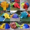 Jardín de infancia niños cápsula espacial interior exterior marco de escalada roca plástico hemisferio ladera juguetes tobogán educación temprana orificio para perforar