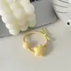 Diadema de Estrella Color Caramelo Cuerda para el Cabello Corazón de Niña Linda Banda Elástica Todo Fósforo Cuerda para el Cabello Alta Elasticidad Duradera Accesorios para el Cabello Cola de Caballo