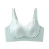 Sutiã Push-Up de Renda Sem Fio Ajustável para Seios Pequenos, Grande Efeito Levanta-Busto, Lingerie Amiga da Pele com Sensação de Segunda Pele para Mulheres, Sutiã Retrator de Seios