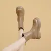 Botas Martin Simples Doces Estilo Britânico Retrô 2026 Estilo Quente de Celebridade da Internet Cor Sólida Bico Redondo Estilo de Rua de Alto Valor Botas Femininas