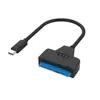 Cable Sata a USB Easy Drive con Orificio de Alimentación DC Adaptador Lector de Disco Mecánico/de Estado Sólido de 2.5/3.5"