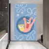 Calamardo Bob Esponja Calamardo Dibujo Animado Tela Colgante Vertical Decoración de Pared para Dormitorio Tela de Fondo Creativa Tapiz Paibig Estrella