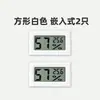 Medidor de temperatura e umidade embutido para impressora 3D, display digital eletrônico, disponível em formatos redondo e quadrado