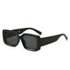 Nuevas gafas de sol cuadradas con marco pequeño y letras huecas, gafas de sol casuales de moda con protección solar para mujeres, gafas de sol transfronterizas europeas y americanas.