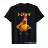 Camisetas divertidas para adultos con meme de gallo F-Caw-F Chicken Humor Adulto para