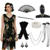 2026 Nuevo S-4XL Vestido Retro de los años 20 Gatsby sin Mangas con Lentejuelas Vestido de Fiesta