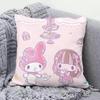 Almohada Kulomi Sanrio Almohada de Animación Secundaria Almohada de Dormitorio Cojín Lumbar de Oficina Cumpleaños de Estudiante