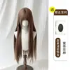 Peluca Rebel SweetZelan, doble cola de caballo para mujer, estilo lolita, dulce, para uso diario, con flequillo al aire, cobertura completa de la cabeza