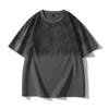 2025 verano comercio exterior nueva camiseta casual holgada de manga corta con bloques de color para hombre camiseta holgada de manga corta de talla grande para hombre