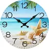 Reloj de Pared de Troncos de Madera Transfronterizo Simple Nórdico Silencioso para Sala de Estar Reloj Decorativo para el Hogar de Moda Venta al por Mayor