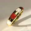 Pulsera de Flor de Esmalte Nuevo Producto Transfronterizo para Niños, Pulsera de Esmalte con Goteo de Color, Pulsera de Esmalte de Aleación de Zinc
