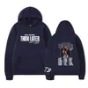 Sudadera con capucha casual impresa de terciopelo fino, nueva para otoño e invierno 2025, transfronteriza, para hombres y mujeres