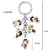 Llavero de Chico de Voleibol Periféricos de Anime Hinata Shoyo Hiyoshi Ryouta Kousha Yanagi Kuroo Tetsurou Colgante