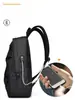 Mochila de Viagem de Poliéster com Porta de Carregamento USB Impermeável Grande Capacidade Bolsa para Laptop para Homens Mulheres Escola Caminhada