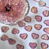 Venta al por mayor del fabricante Corazón de Vidrio Lazo Vidrio Tallado Doble Cara Cuentas Sueltas DIY Pulsera Collar Hecho a Mano