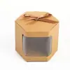 Caja de Regalo Pequeña con Cinta Estilo Coreano, Caja de Dulces, Bolsa Pequeña de Regalo para Jardín de Infancia, Caja de Regalo para Acompañar en Bodas