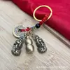 Ano Novo da Serpente Dinheiro dos Cinco Imperadores Doze Signos do Zodíaco Pingente Chaveiro Pixiu Masculino e Feminino para Riqueza e Fortuna, Item Popular para Transmissão ao Vivo