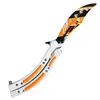 Csgo Periférico Juego Color Impreso Cuchillo Mariposa Curvado Agujero Erxiov Entrenamiento Sin Filo Práctica Cuchillo de Entrenamiento Accesorios para Lanzamiento de Cuchillos