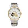 Reloj Mecánico Automático Oshie Gold Kirin Totem para Hombre Acero Sólido Fase Lunar Hueco Moda de Alta Gama Reloj Mecánico