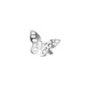F136 Aleación de Titanio Calado Mariposa Labio Uña Oreja Accesorios G23 Titanio Piercing Joyería Hueso de la Oreja Clavos de Oreja Joyería Cabeza