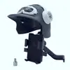 Soporte Pequeño para Teléfono Móvil con Casco para Llevar Batería Coche Eléctrico Coche Eléctrico con Casco Motocicleta Soporte para Teléfono Móvil Navegación